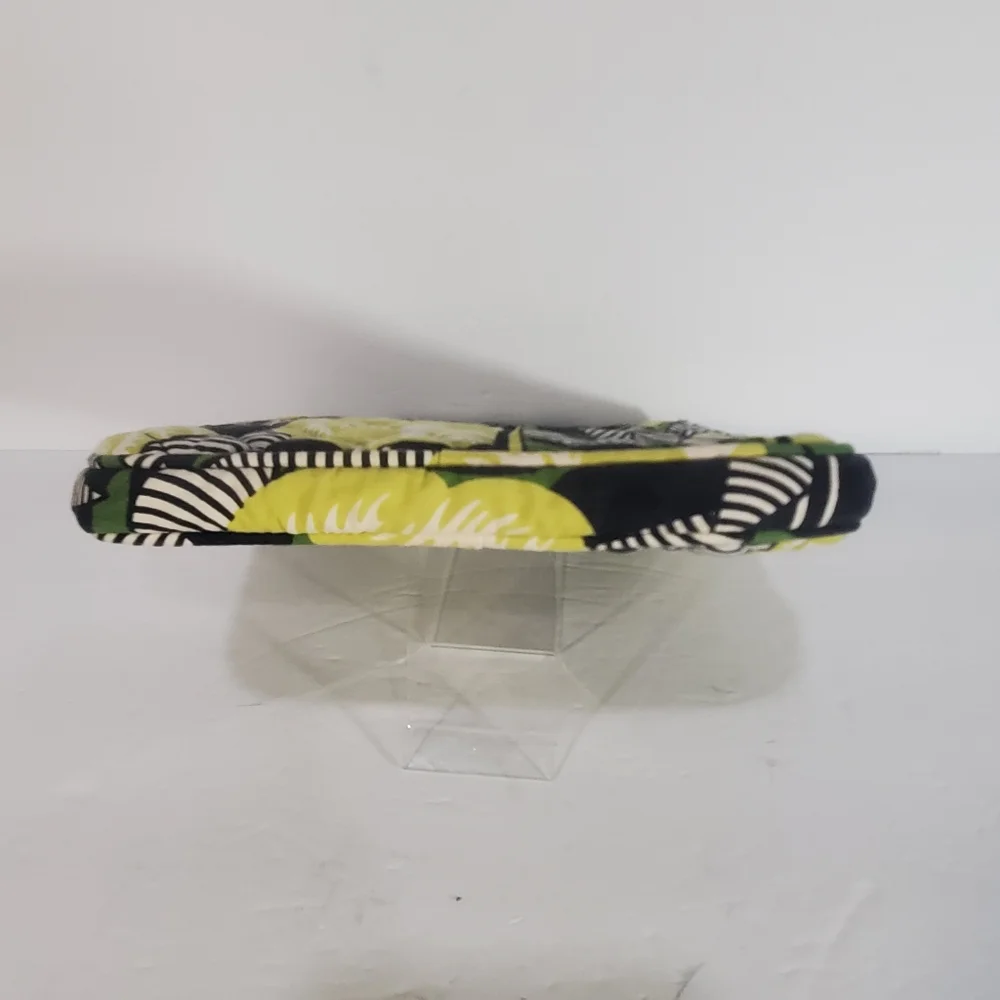 Vera Bradley Yellow Black Neon Rose Case Sleeve for iPad or Tablet